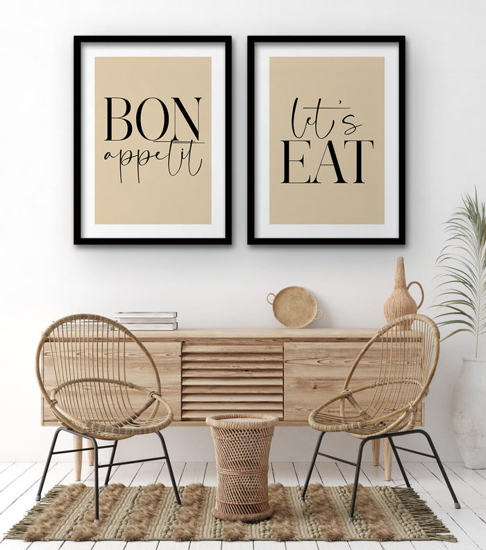 Cuadro Duo Bon Appetit