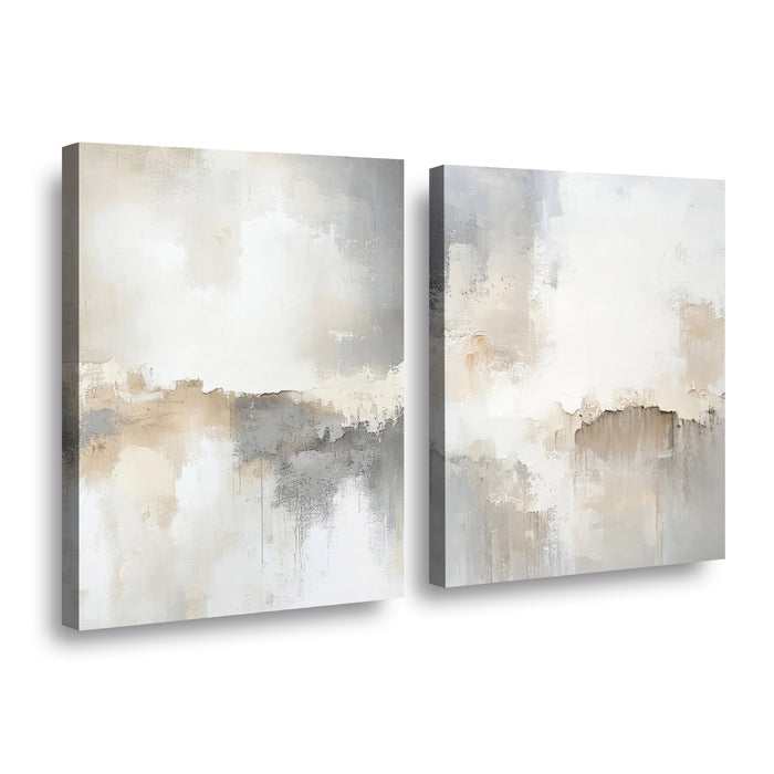 Canvas duo Nubes de lluvia