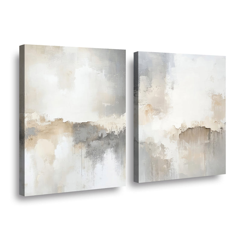 Canvas duo Nubes de lluvia