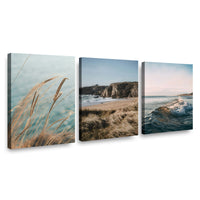 Canvas Trio Mar de Relajación