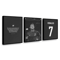 Canvas Trio Cristiano Ronaldo