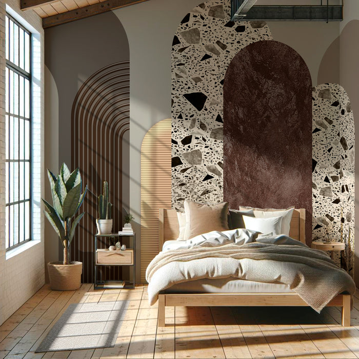 Papel Mural Pink Abstract