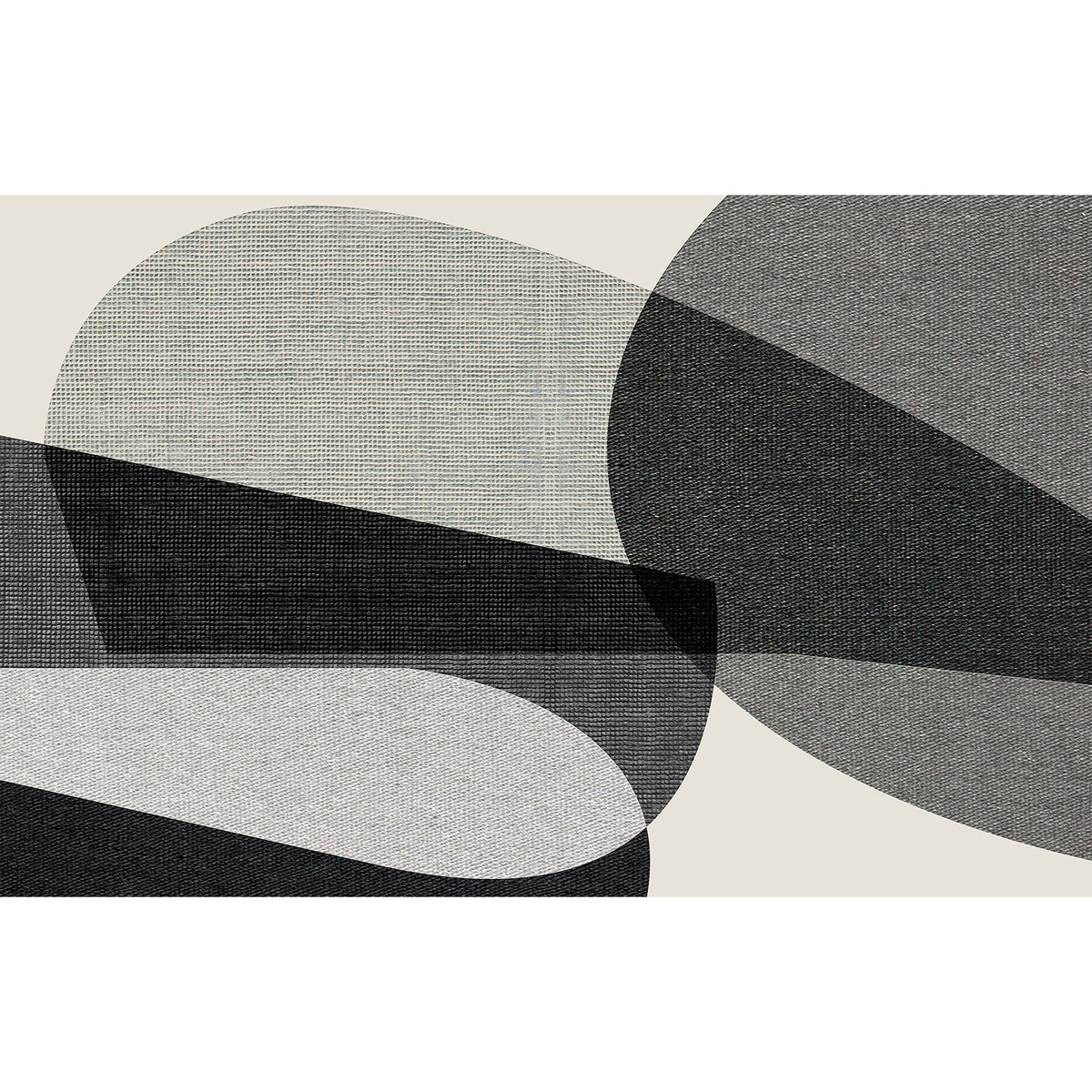 Papel Mural Geometría Gris