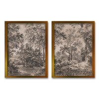 Cuadro Duo Paisaje Ilustrado