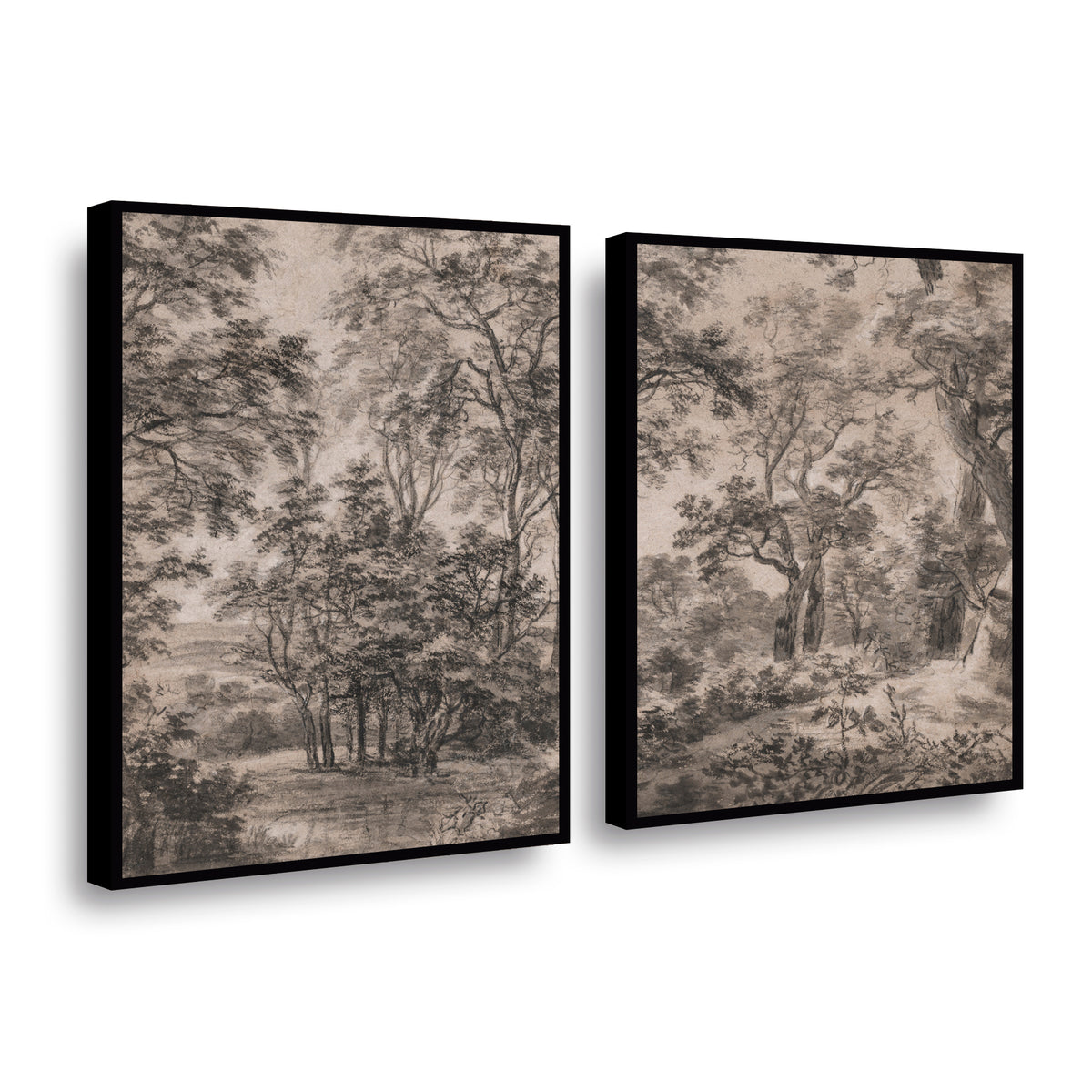 Canvas duo Paisaje Ilustrado