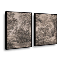 Canvas duo Paisaje Ilustrado