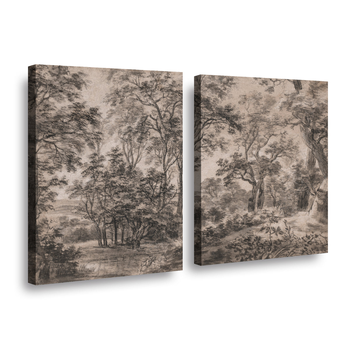Canvas duo Paisaje Ilustrado