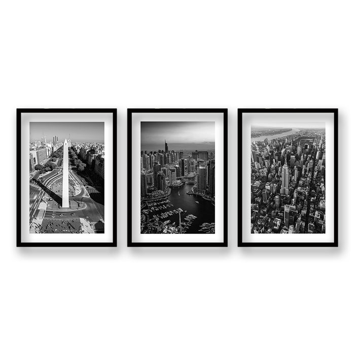 Cuadro Trio Argentina, Dubai y New York