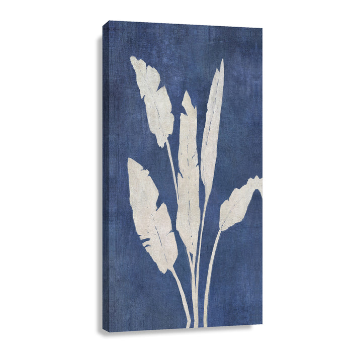 Canvas Blue Palm Trees II