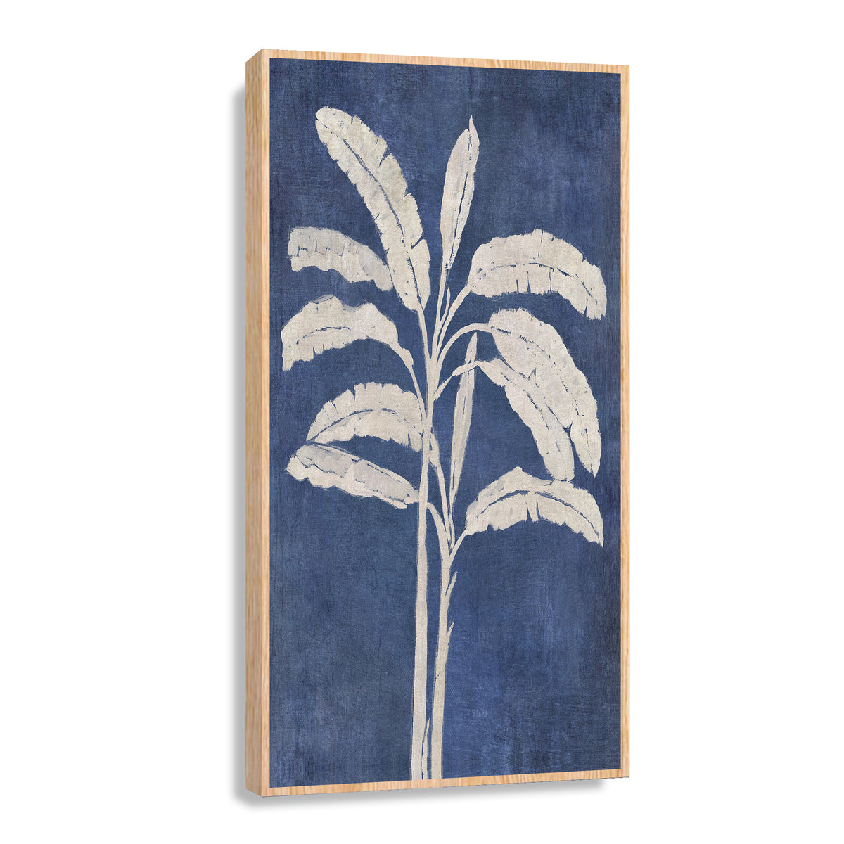 Canvas Blue Palm Trees