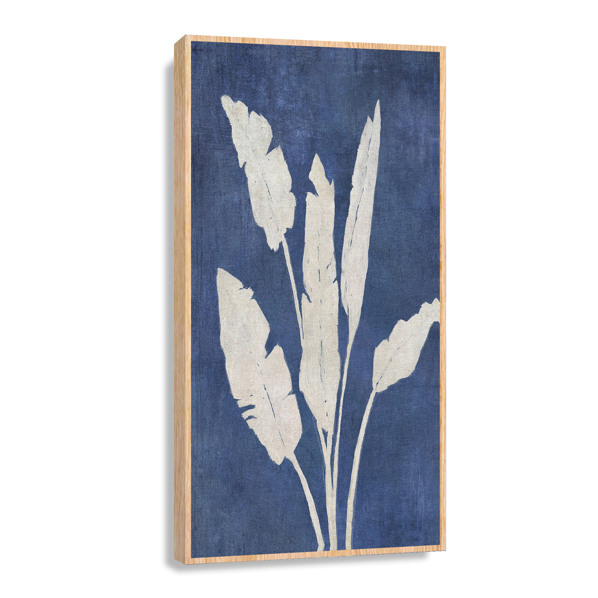 Canvas Blue Palm Trees II