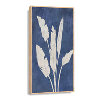 Canvas Blue Palm Trees II