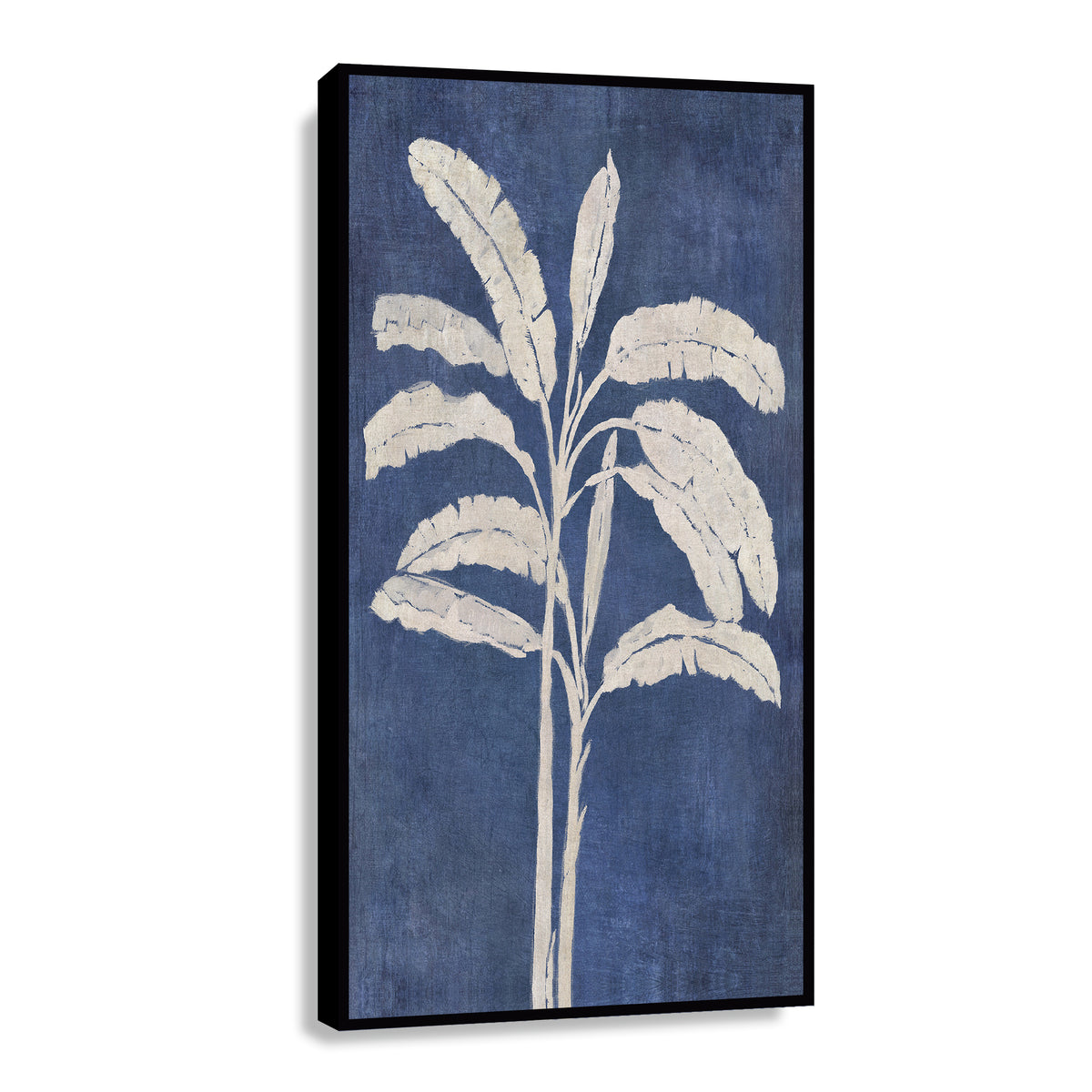 Canvas Blue Palm Trees