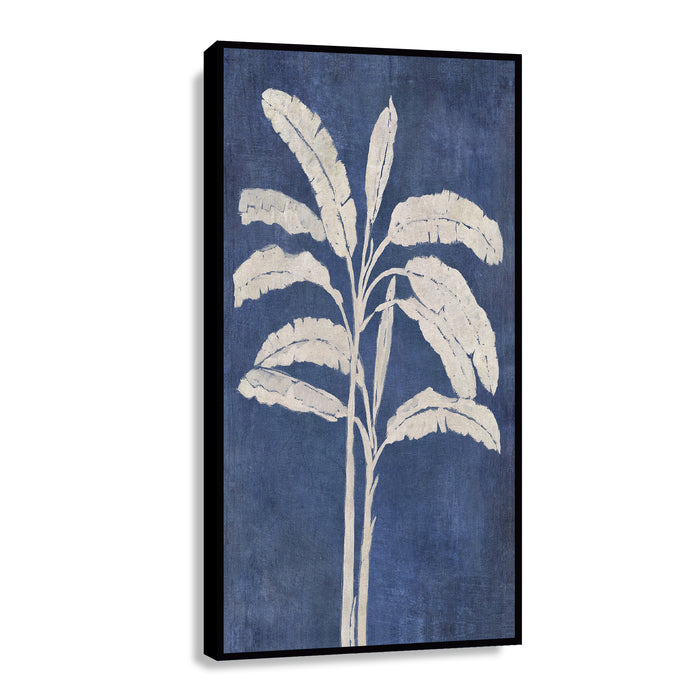 Canvas Blue Palm Trees