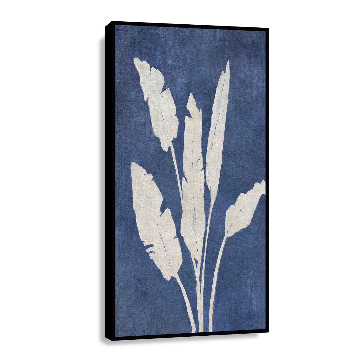 Canvas Blue Palm Trees II