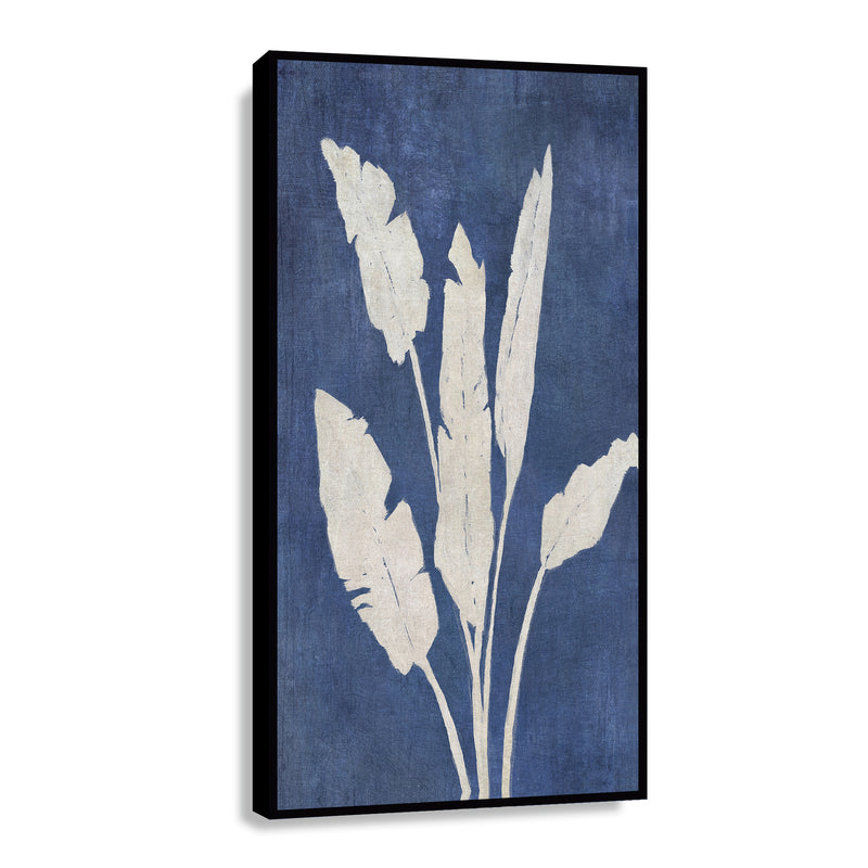 Canvas Blue Palm Trees II