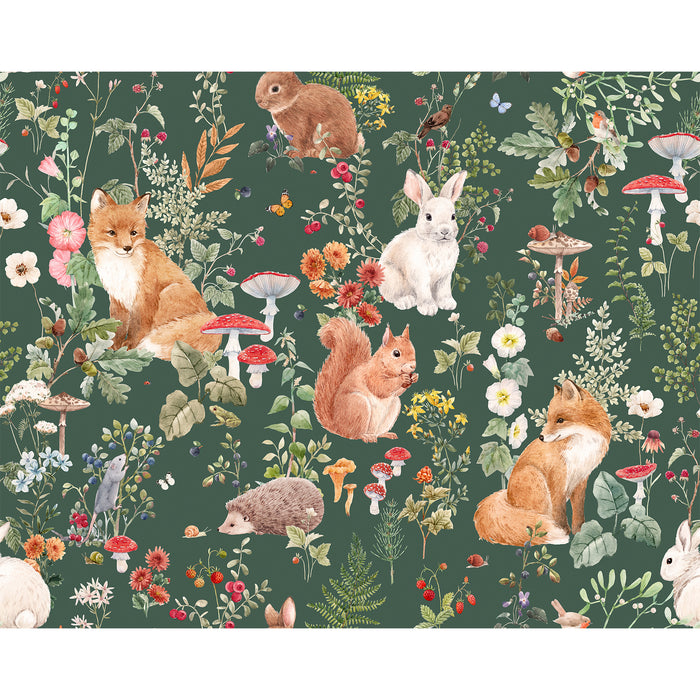 Papel Mural Animal Green