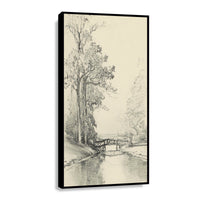 Canvas Perspectiva grafito