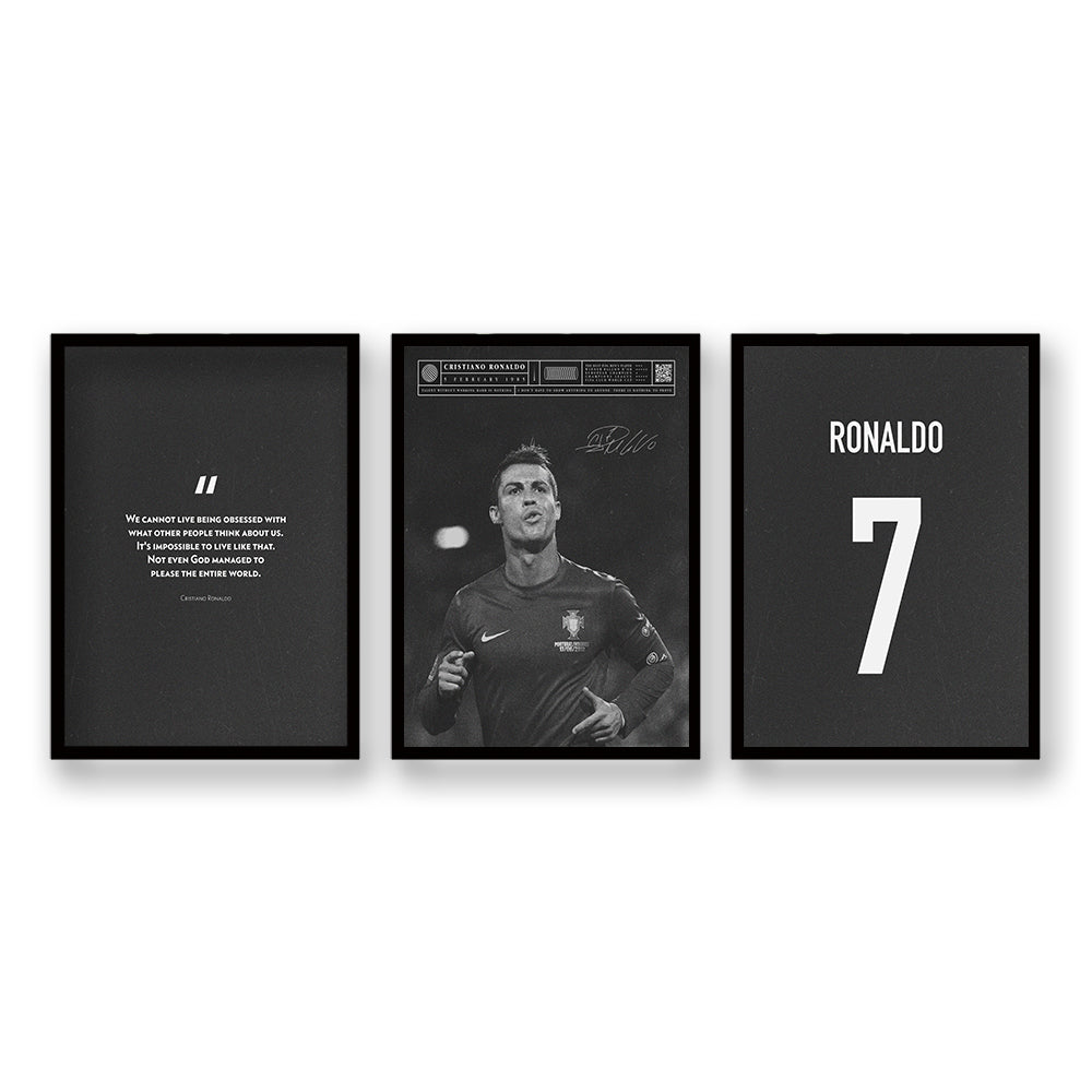Cuadro Trio Cristiano Ronaldo