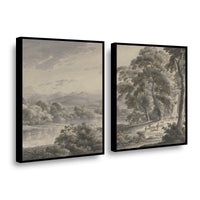 Canvas duo Paisaje Gris