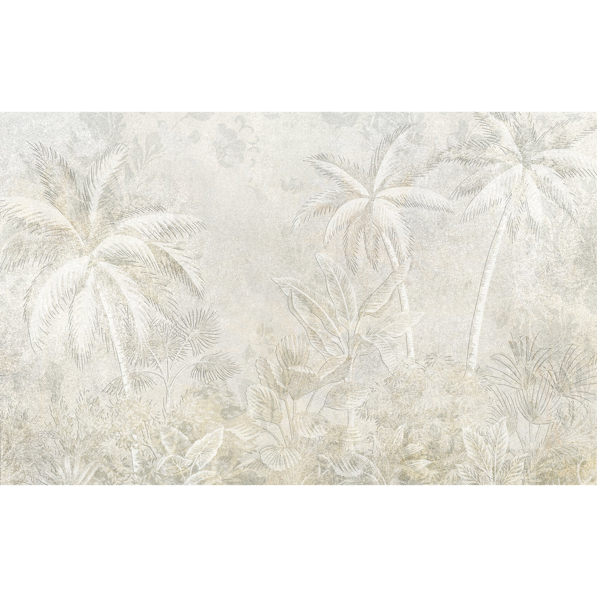 Papel Mural Relieve de Palmeras