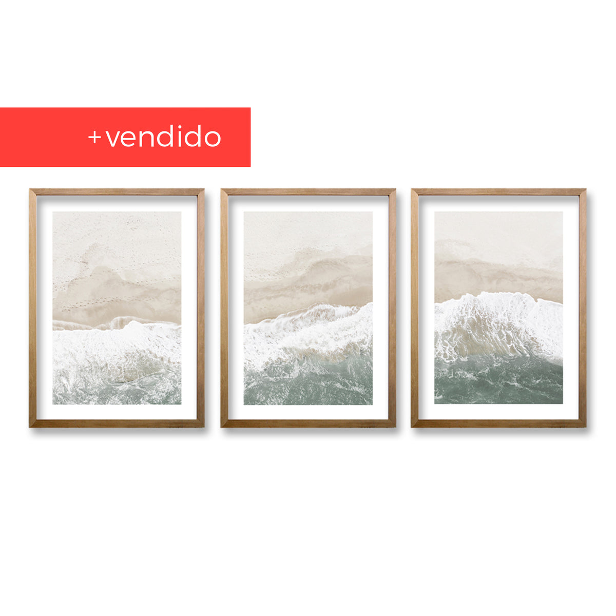 Cuadro Trio Oleaje Sereno