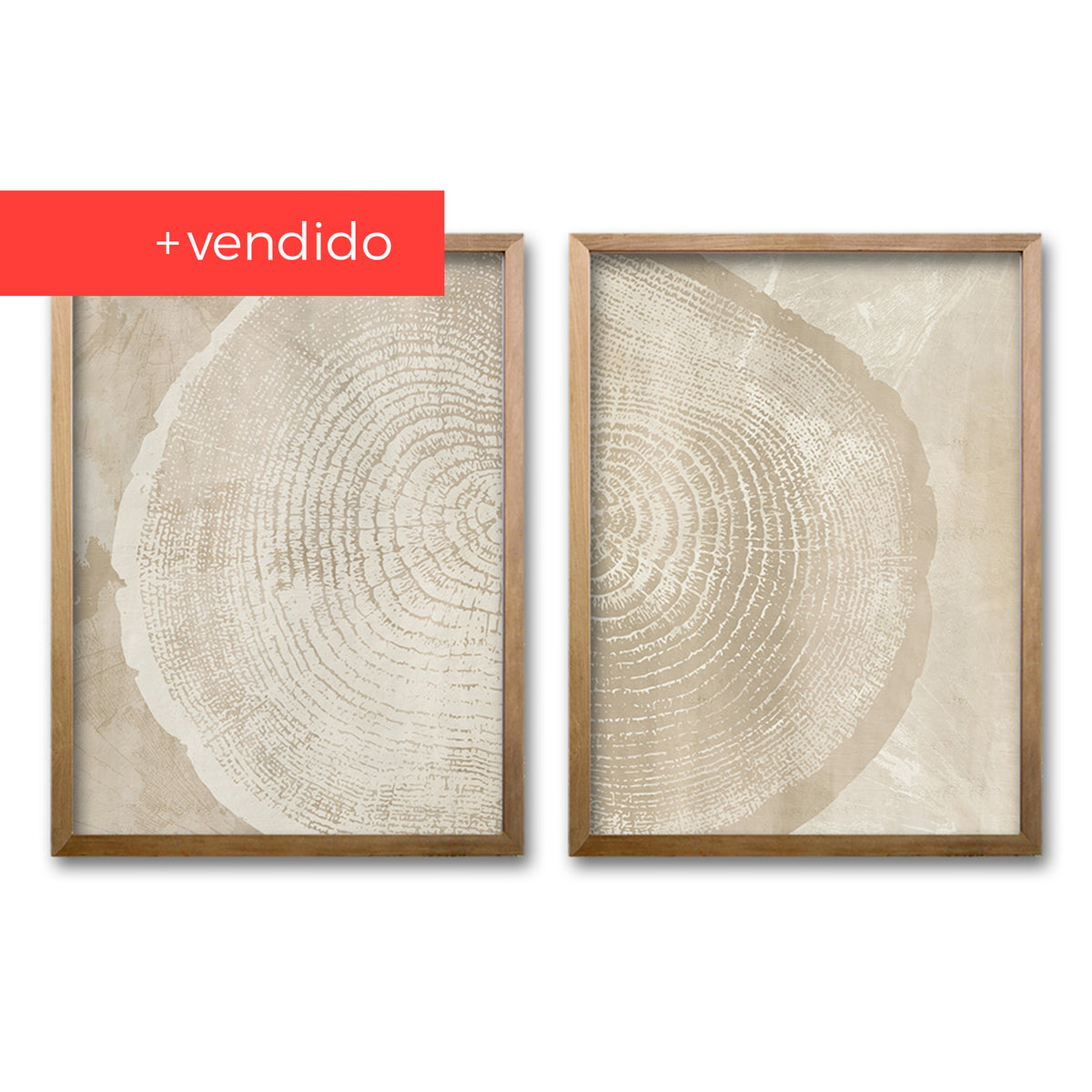 Cuadro Duo Silueta de Arbol