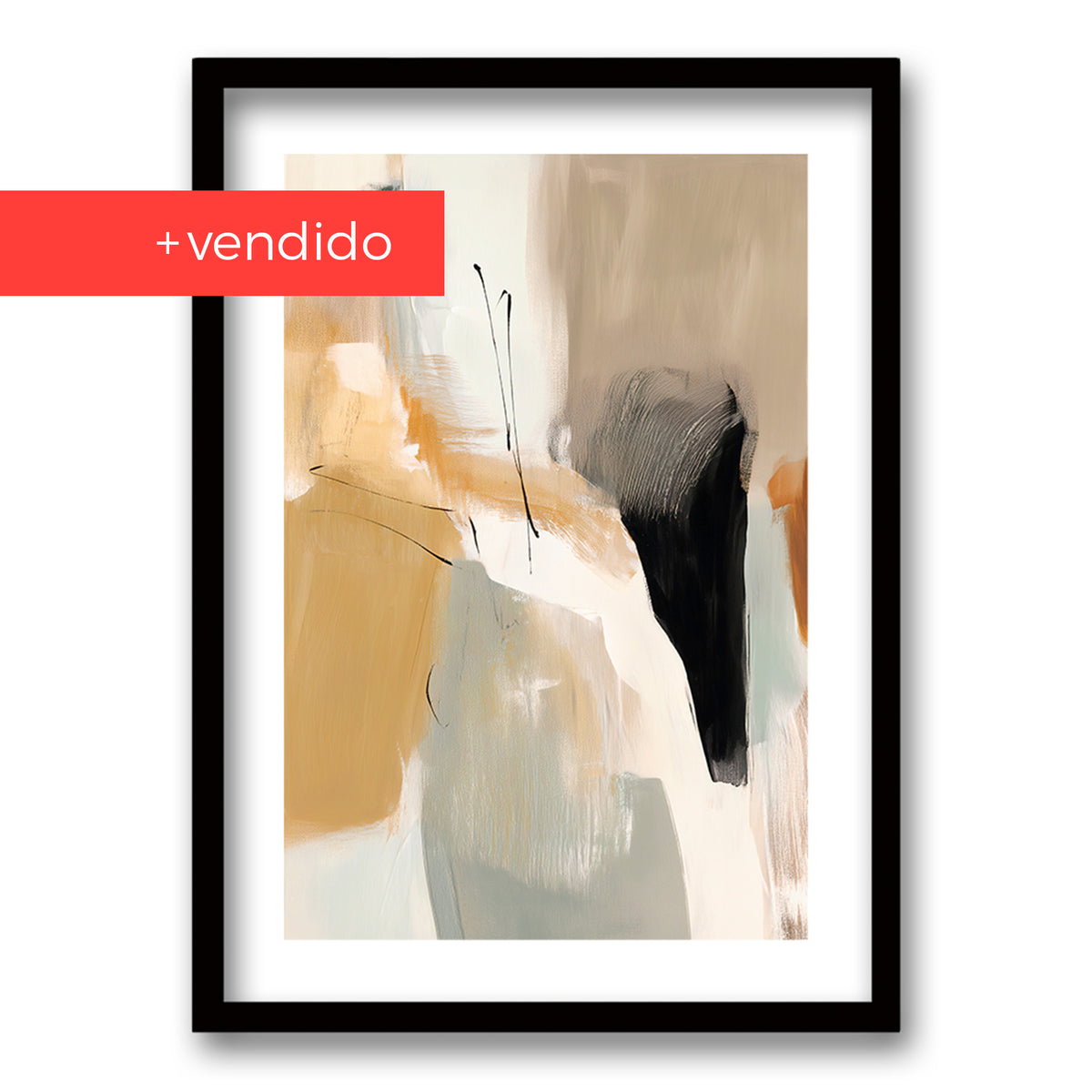 Cuadro Brush Strokes