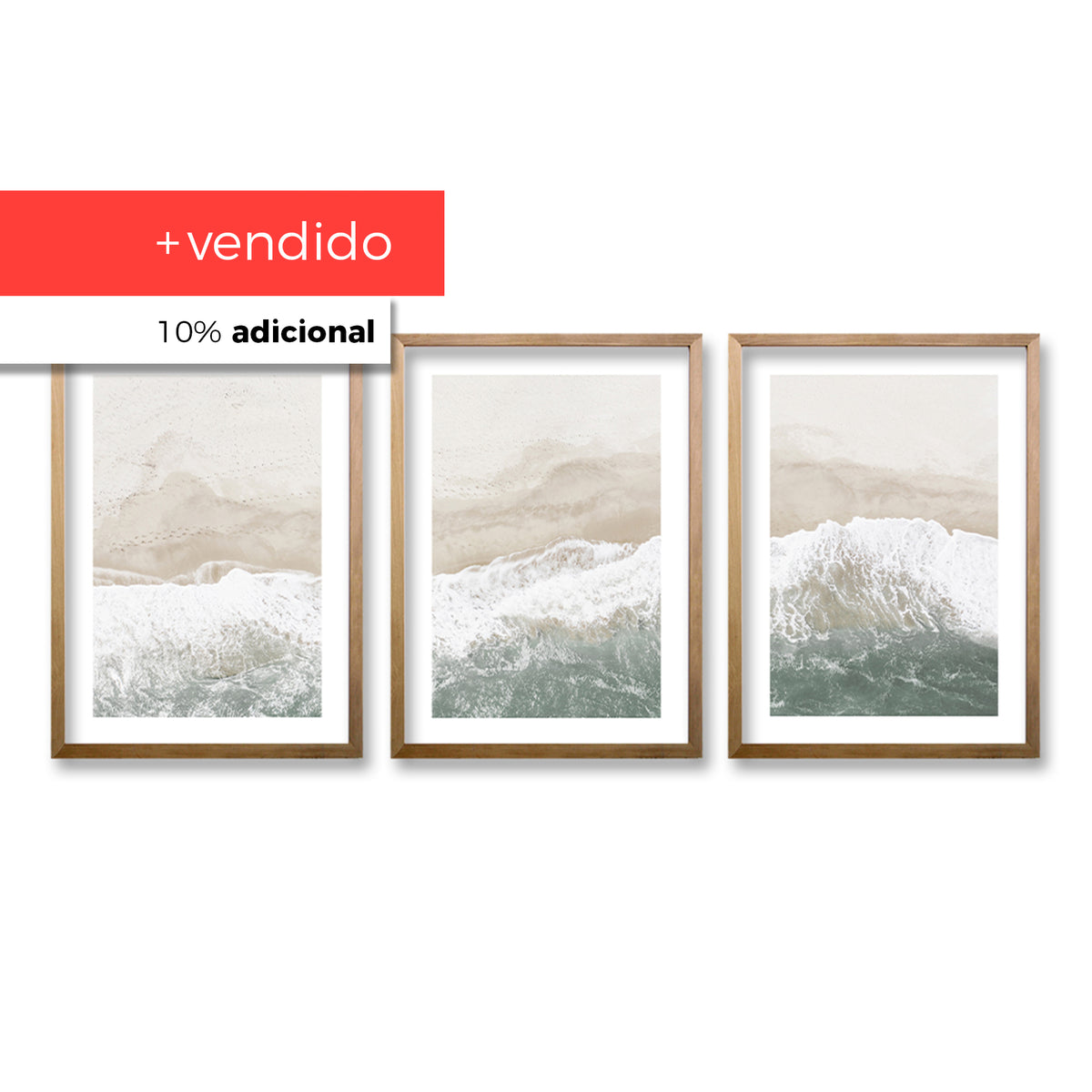 Cuadro Trio Oleaje Sereno