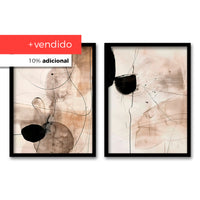 Cuadro Duo Entre Líneas y Formas