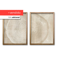 Cuadro Duo Silueta de Arbol