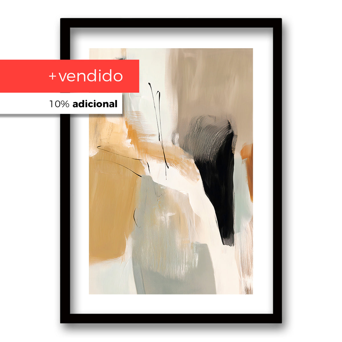 Cuadro Brush Strokes