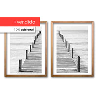 Cuadro Duo Muelle en Gris