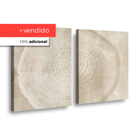 Canvas duo Silueta de Arbol