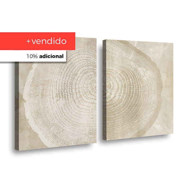Canvas duo Silueta de Arbol