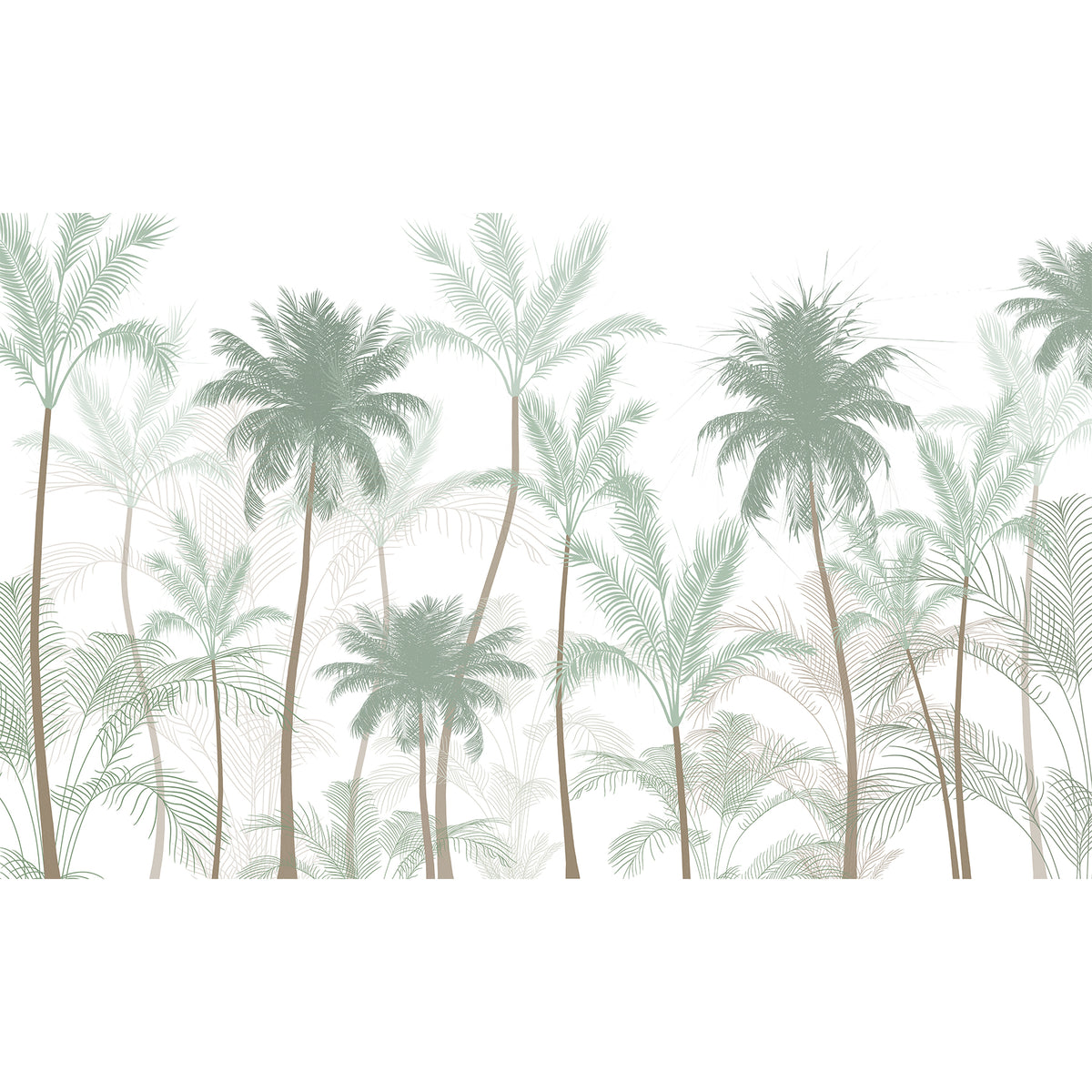 Papel Mural Palmeras minimal
