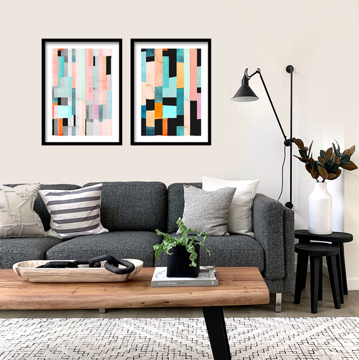 Cuadro Duo Negro Recicle