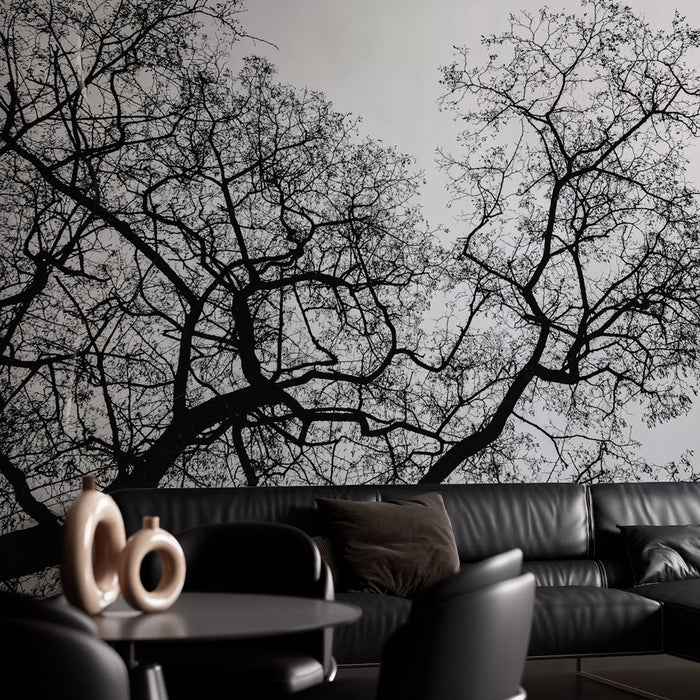 Papel Mural Black Tree