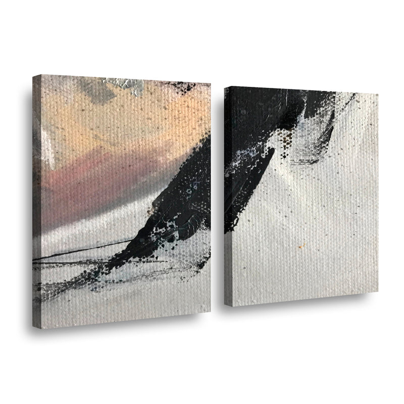Canvas duo Tela abstracto