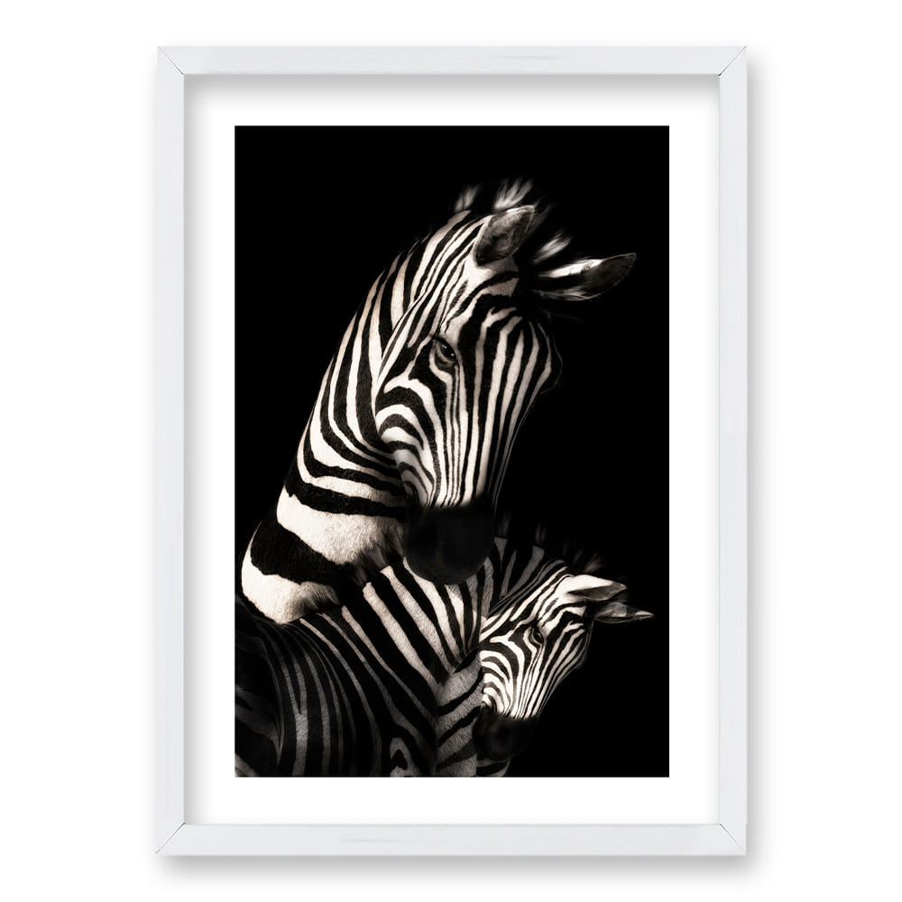 Cuadro Zebra B/N