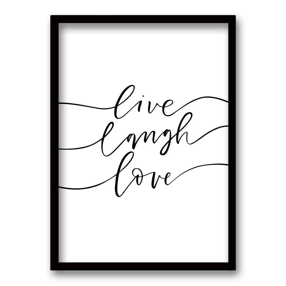 Cuadro Live, Laugh, Love