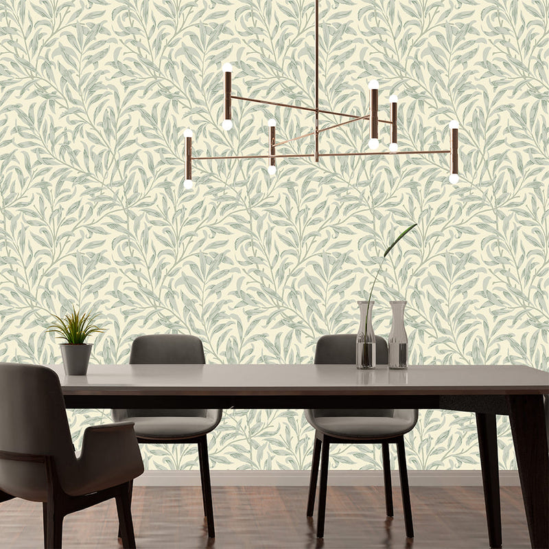 Papel Mural yellow mint