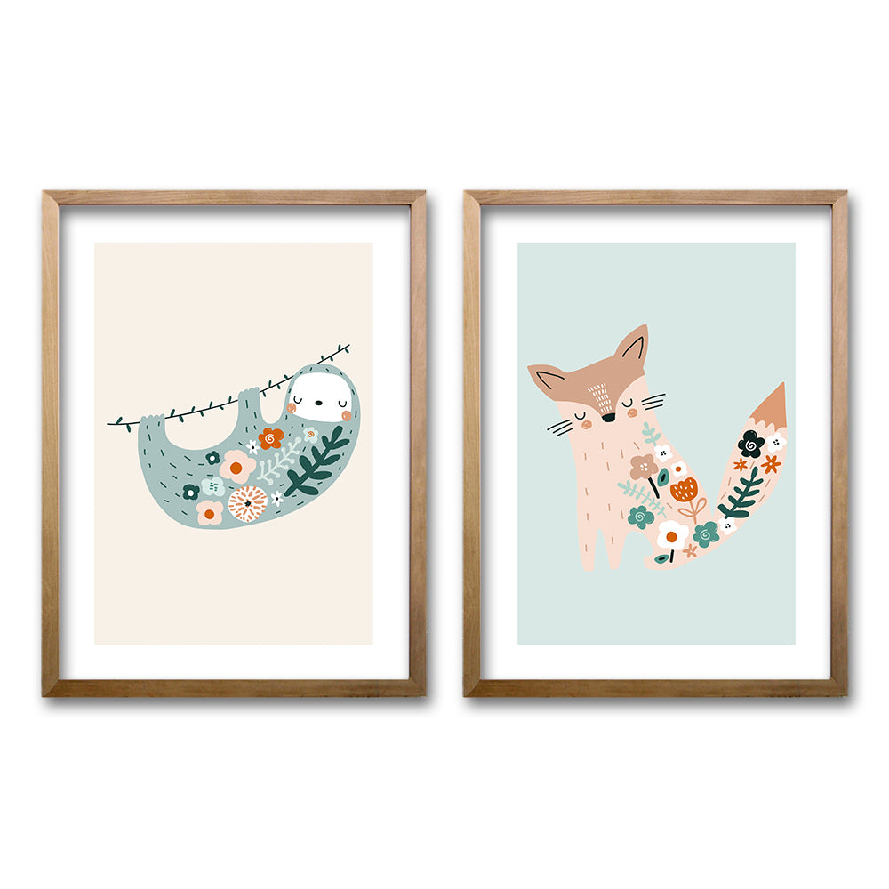 Cuadro Duo Animalitos
