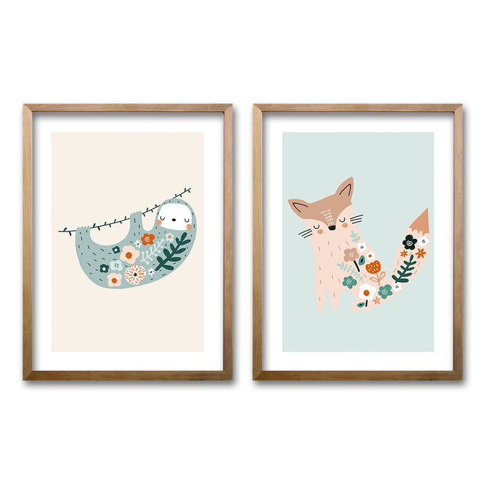 Cuadro Duo Animalitos